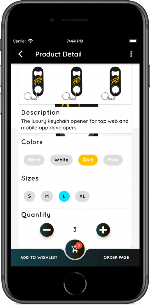 Iphone 8 Stratton Apps shopping mobile app project iOS responsiveness