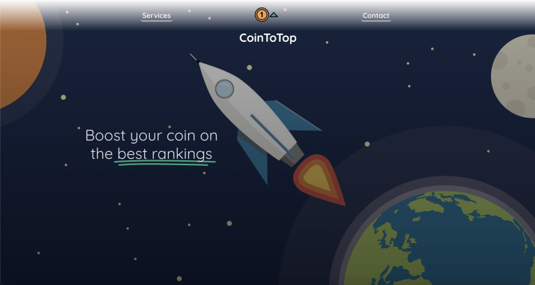 coin to top